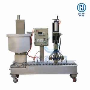 油漆涂料带压盖灌装机
