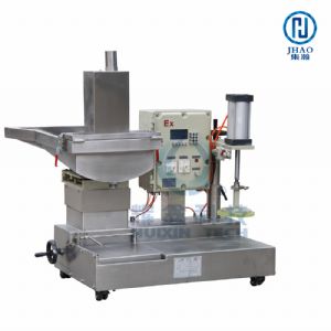 鸭嘴槽带压盖灌装机